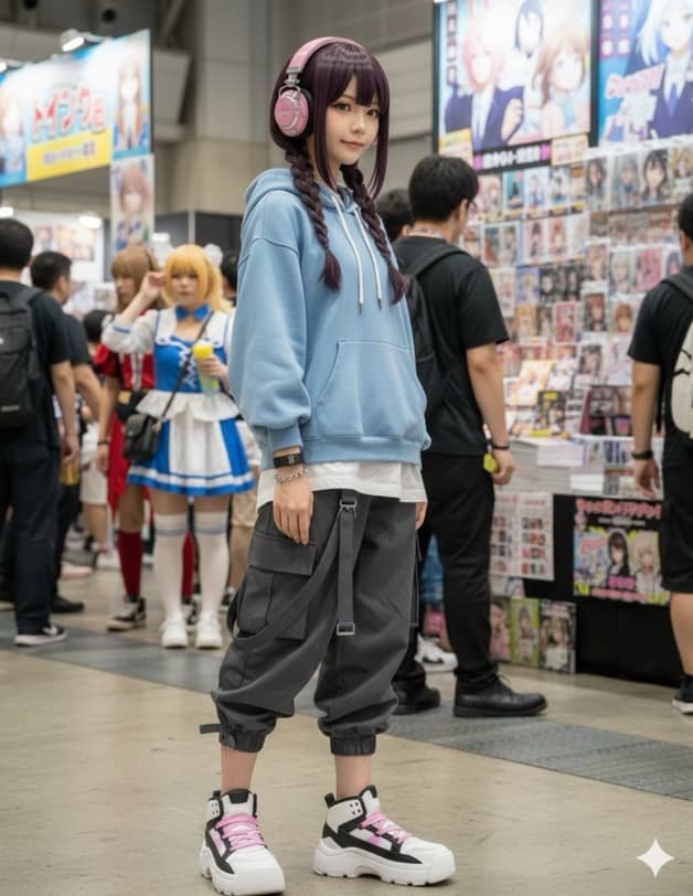 Anime to Real Coser - AI photo prompt copy paste