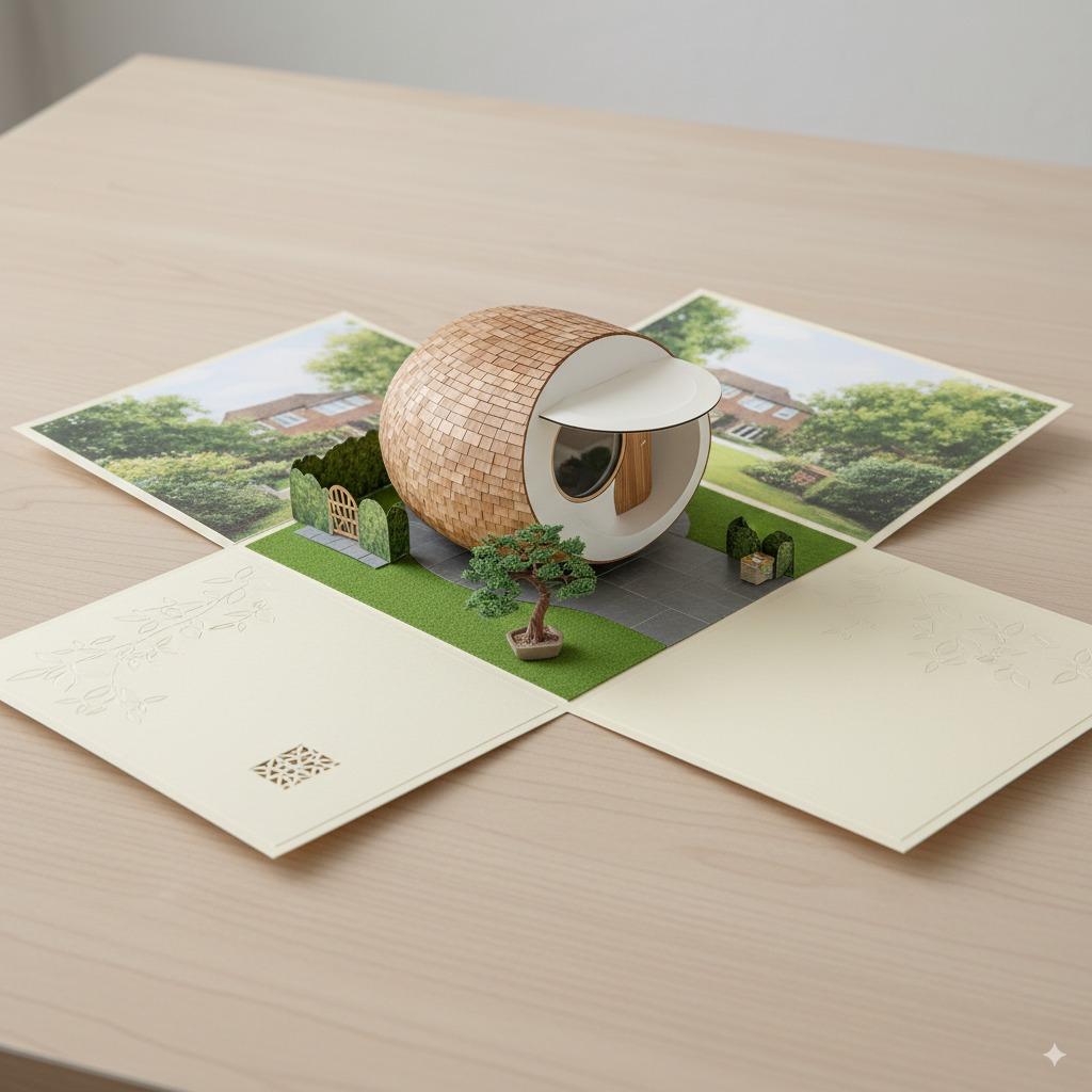 Scene A6 Folding Card - AI photo prompt copy paste