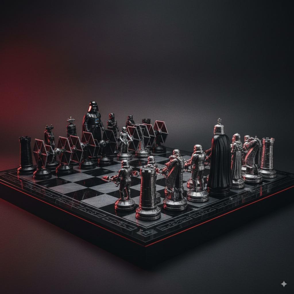 Design a Chess Set - AI photo prompt copy paste